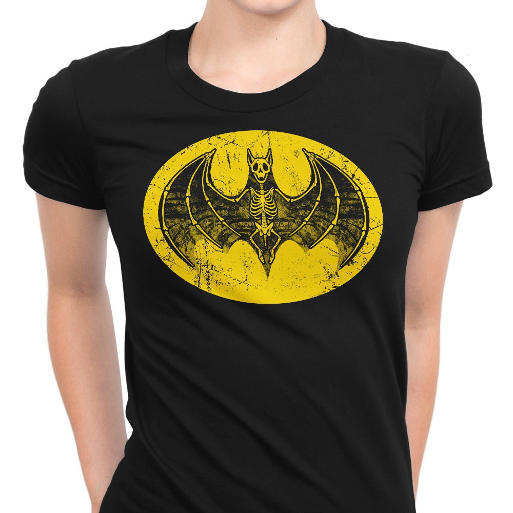 Skeleton Bat Signal Women's Apparel - Adult & Kids T-Shirts, Sweatshirts & Hoodies apparel design preview 1