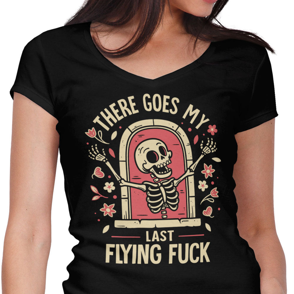 Skeletons Last Women's V-Neck - Adult & Kids T-Shirts, Sweatshirts & Hoodies apparel design preview 1