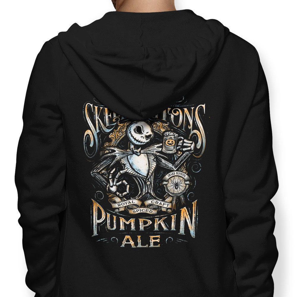 Skellington's Pumpkin Ale - Adult & Kids T-Shirts, Sweatshirts & Hoodies apparel design preview 1