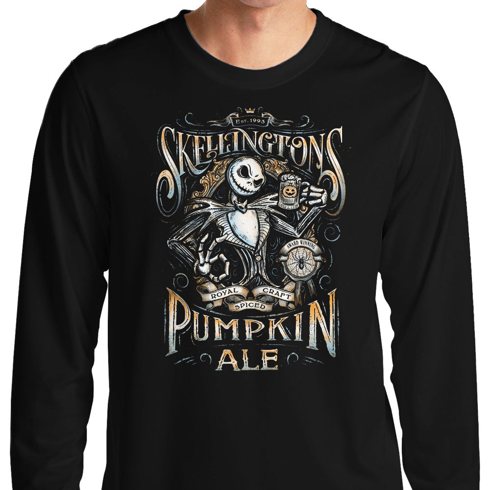 Skellington's Pumpkin Ale - Adult & Kids T-Shirts, Sweatshirts & Hoodies apparel design preview 1