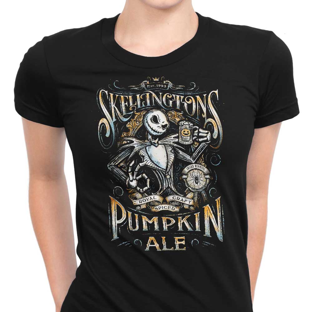 Skellington's Pumpkin Ale Women's Apparel - Adult & Kids T-Shirts, Sweatshirts & Hoodies apparel design preview 1