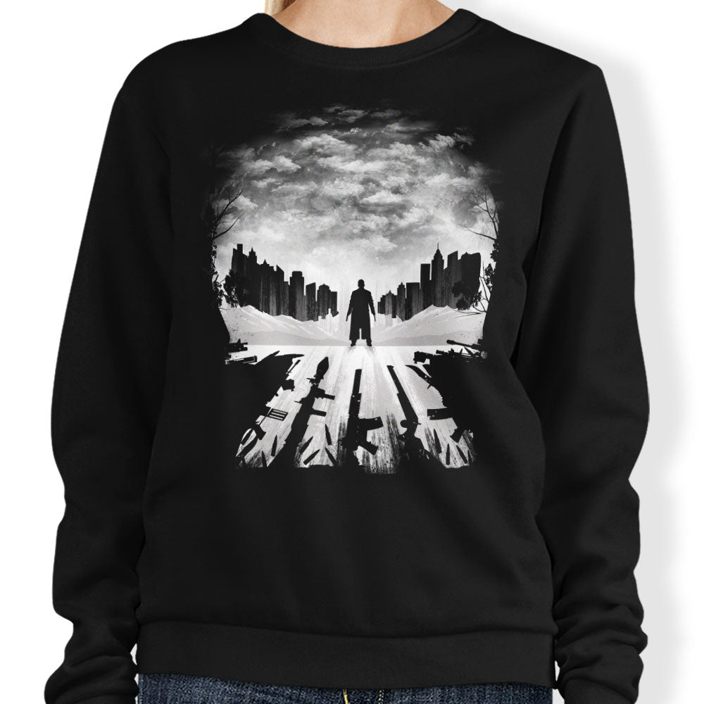 Skull City Silhouette - Adult & Kids T-Shirts, Sweatshirts & Hoodies apparel design preview 1