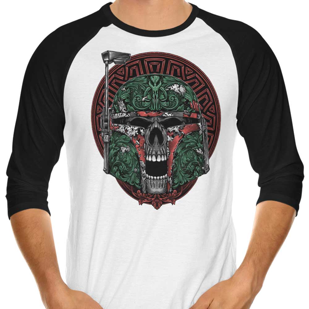 Skull Hunter 3/4 Sleeve Raglan - Adult & Kids T-Shirts, Sweatshirts & Hoodies apparel design preview 1