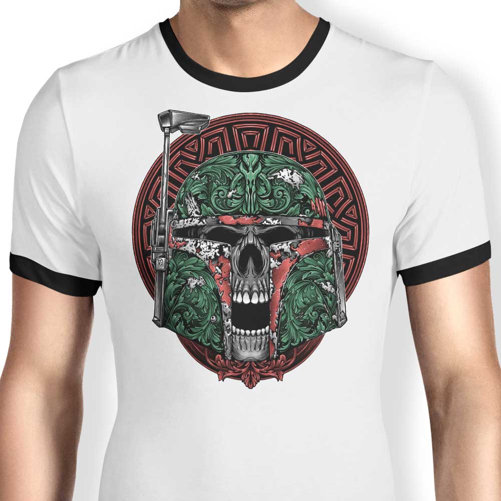 Skull Hunter Ringer - Adult & Kids T-Shirts, Sweatshirts & Hoodies apparel design preview 1