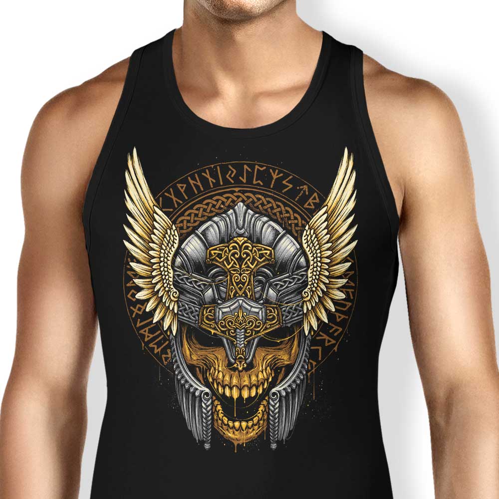 Skull of Thunder Tank Top - Adult & Kids T-Shirts, Sweatshirts & Hoodies apparel design preview 1
