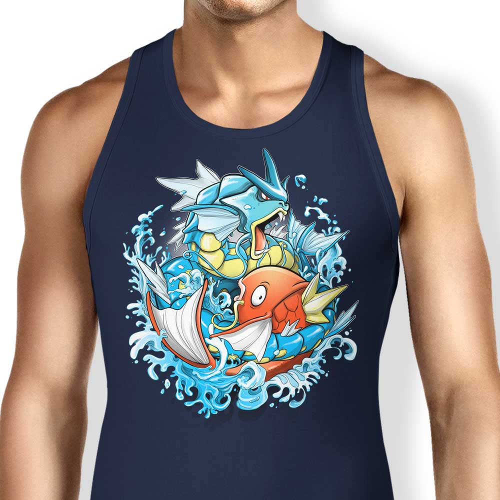Slash Koi Tank Top - Adult & Kids T-Shirts, Sweatshirts & Hoodies apparel design preview 1