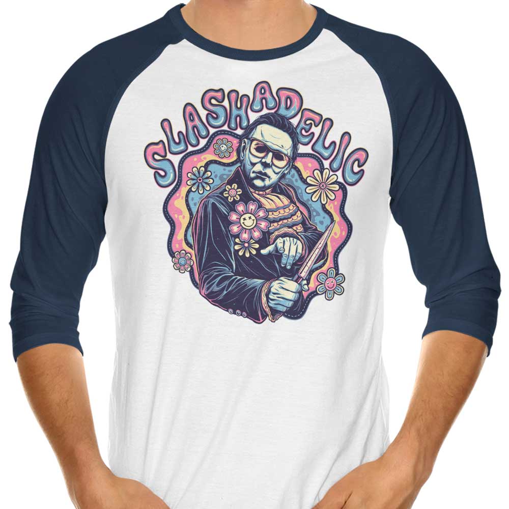 Slashadelic 3/4 Sleeve Raglan - Adult & Kids T-Shirts, Sweatshirts & Hoodies apparel design preview 1