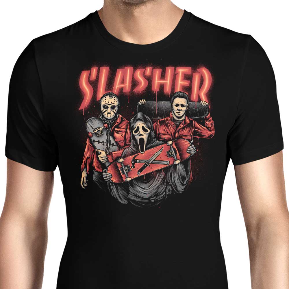 Slasher Club Men's Apparel - Adult & Kids T-Shirts, Sweatshirts & Hoodies apparel design preview 1