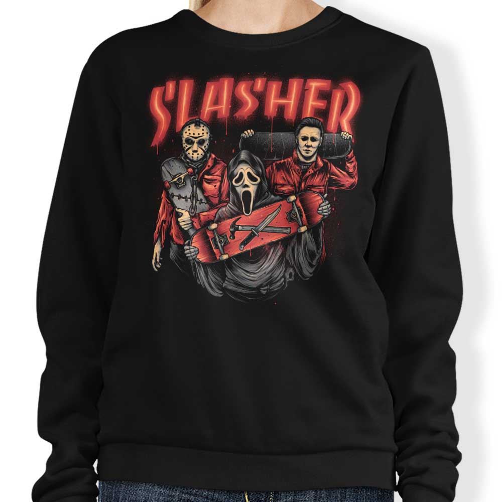 Slasher Club - Adult & Kids T-Shirts, Sweatshirts & Hoodies apparel design preview 1