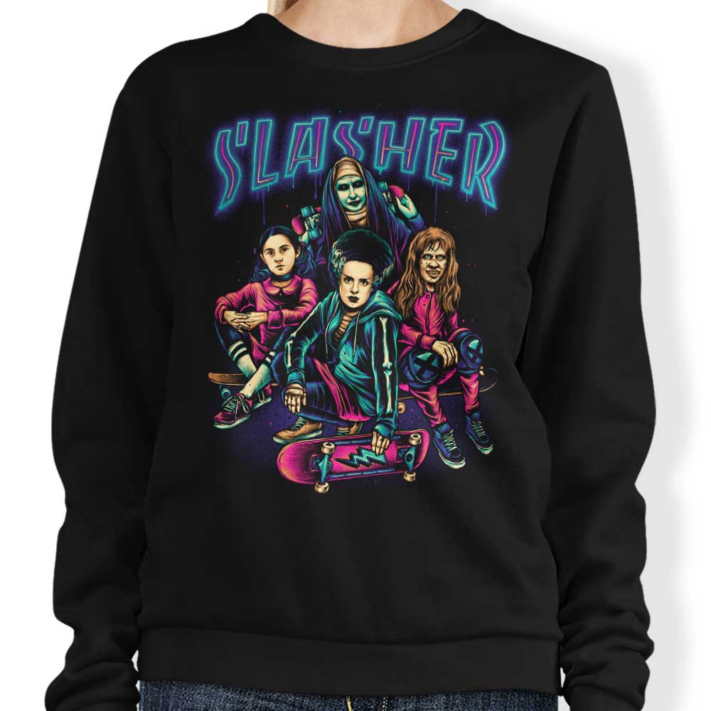 Slasher Girls - Adult & Kids T-Shirts, Sweatshirts & Hoodies apparel design preview 1