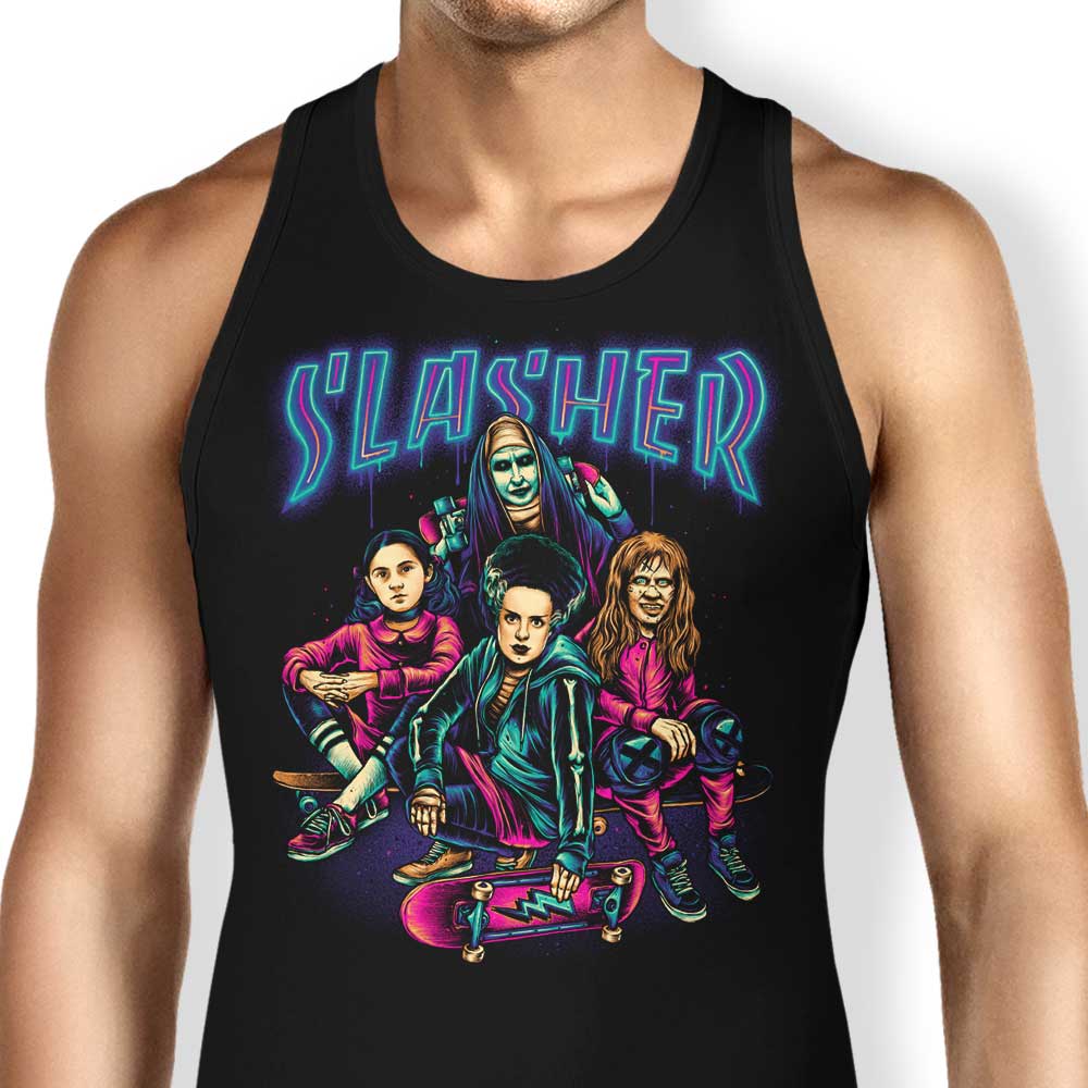 Slasher Girls Tank Top - Adult & Kids T-Shirts, Sweatshirts & Hoodies apparel design preview 1