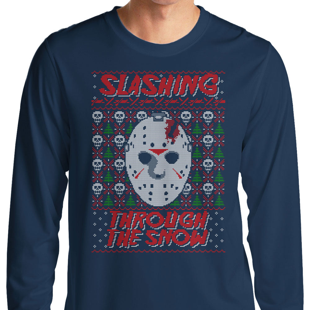 Slashing Through the Snow - Adult & Kids T-Shirts, Sweatshirts & Hoodies apparel design preview 2