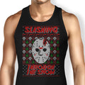 Slashing Through the Snow Tank Top - Adult & Kids T-Shirts, Sweatshirts & Hoodies apparel design preview 1