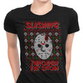 Slashing Through the Snow Women's Apparel - Adult & Kids T-Shirts, Sweatshirts & Hoodies apparel design preview 1