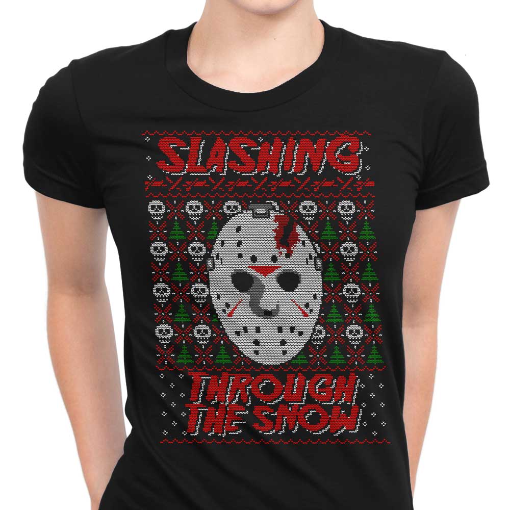 Slashing Through the Snow Women's Apparel - Adult & Kids T-Shirts, Sweatshirts & Hoodies apparel design preview 1