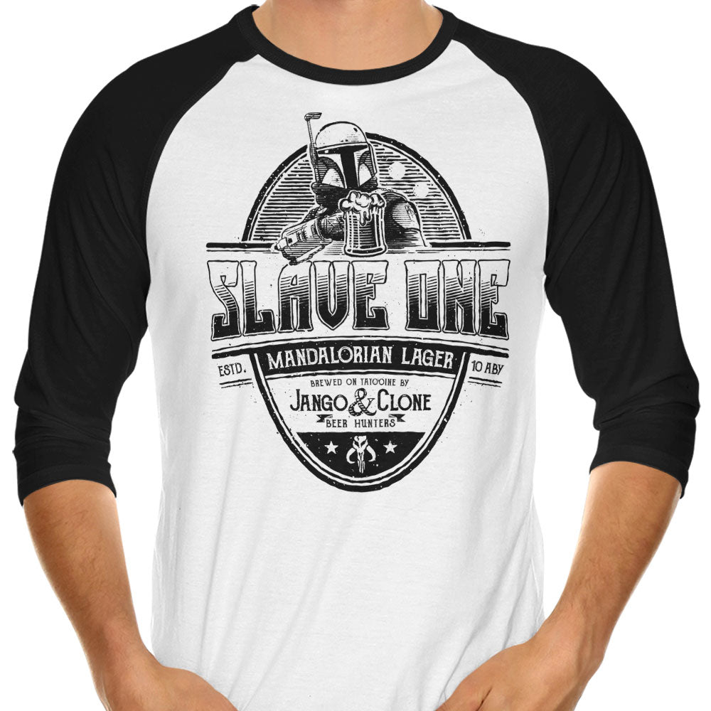 Slave I Lager 3/4 Sleeve Raglan - Adult & Kids T-Shirts, Sweatshirts & Hoodies apparel design preview 1