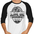 Slave I Lager 3/4 Sleeve Raglan - Adult & Kids T-Shirts, Sweatshirts & Hoodies apparel design preview 1