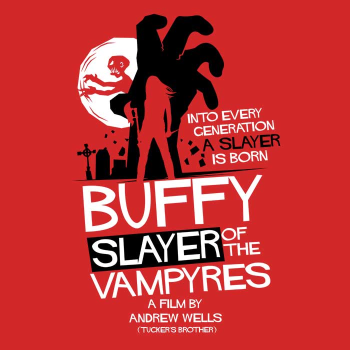 Slayer of the Vampyres Tank Top - Adult & Kids T-Shirts, Sweatshirts & Hoodies apparel design preview 2