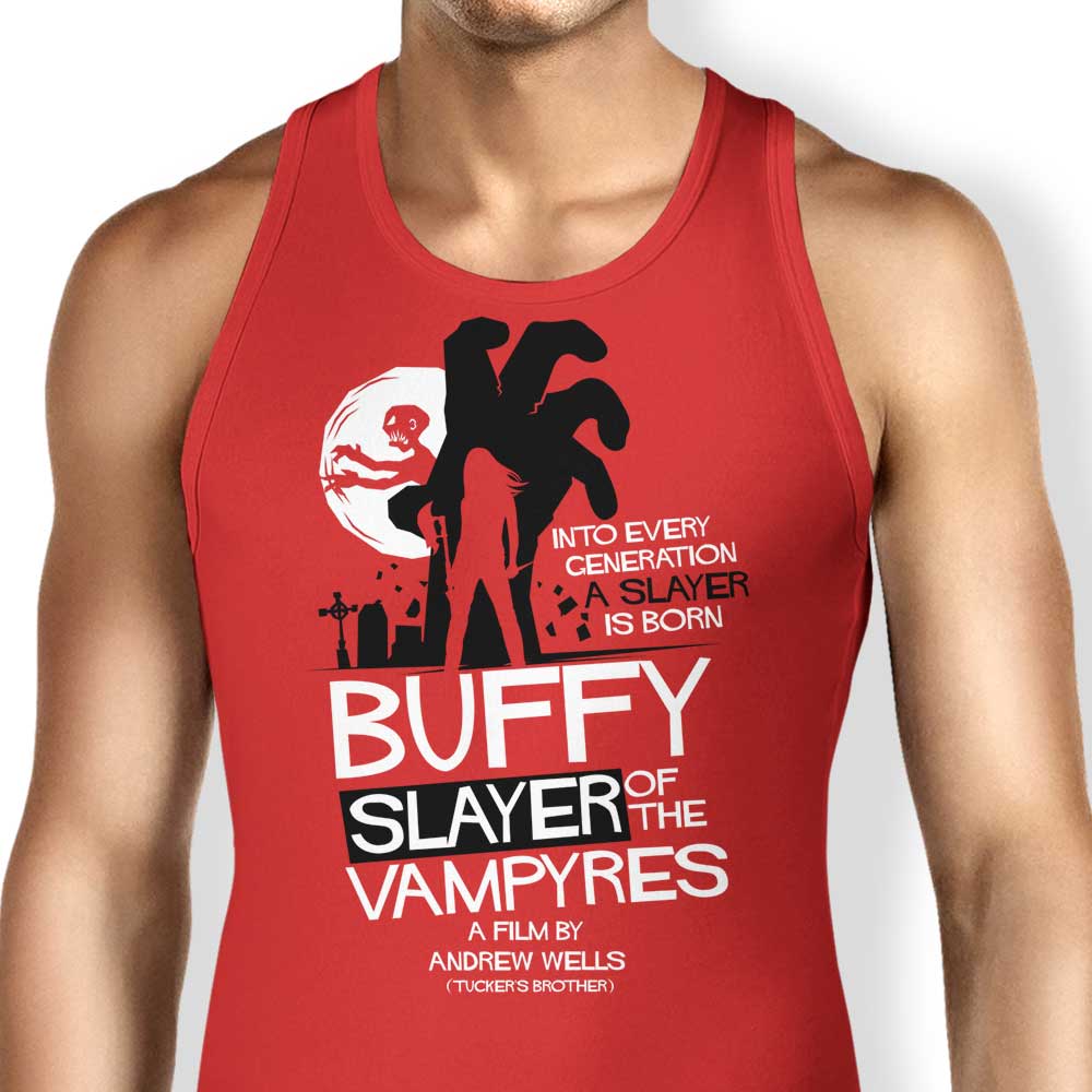 Slayer of the Vampyres Tank Top - Adult & Kids T-Shirts, Sweatshirts & Hoodies apparel design preview 1