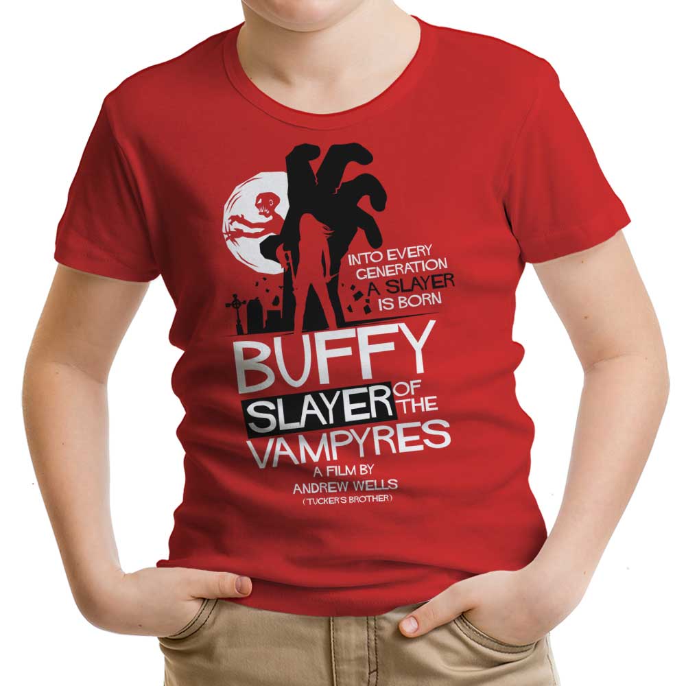 Slayer of the Vampyres Youth Apparel - Adult & Kids T-Shirts, Sweatshirts & Hoodies apparel design preview 1