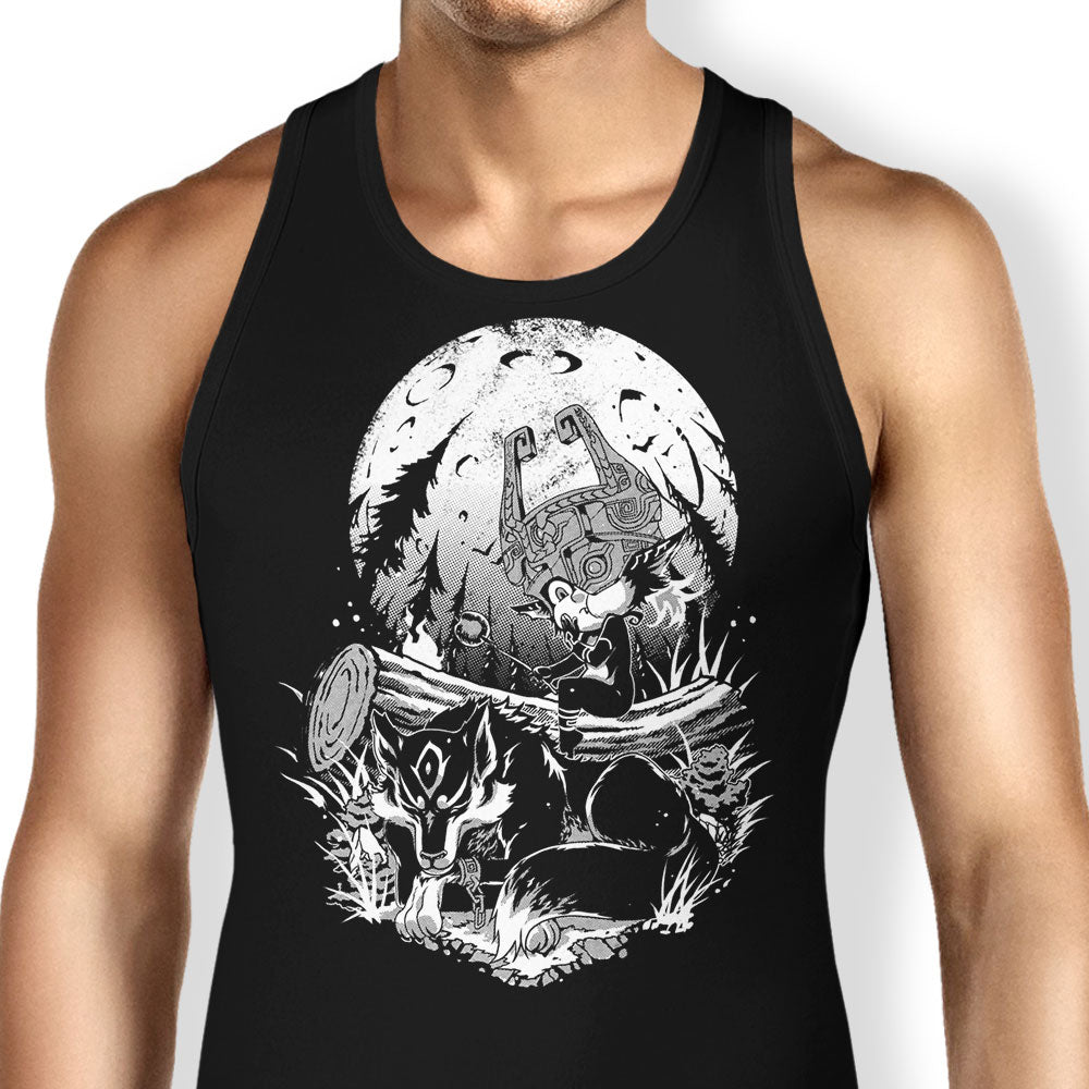 Sleeping Hero Tank Top - Adult & Kids T-Shirts, Sweatshirts & Hoodies apparel design preview 1
