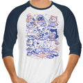 Sleepover Club 3/4 Sleeve Raglan - Adult & Kids T-Shirts, Sweatshirts & Hoodies apparel design preview 1