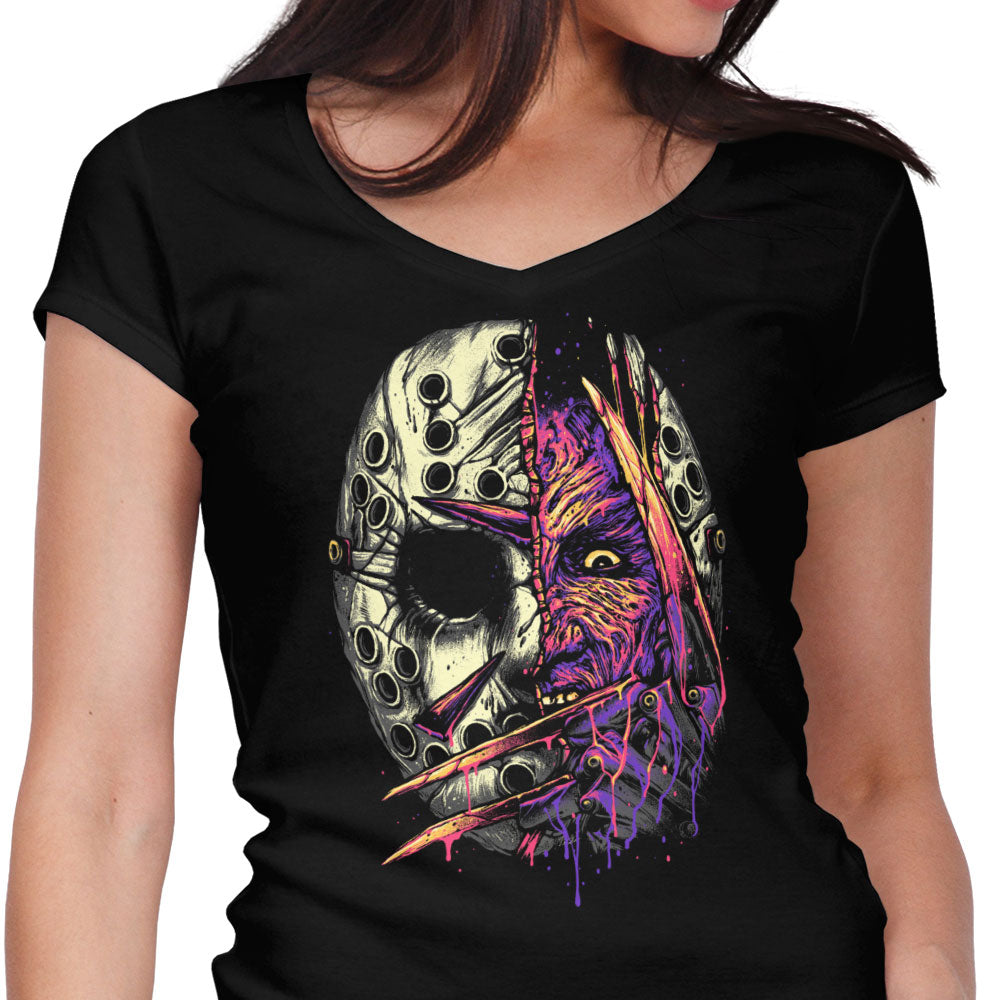 Sleepover Friends Women's V-Neck - Adult & Kids T-Shirts, Sweatshirts & Hoodies apparel design preview 1