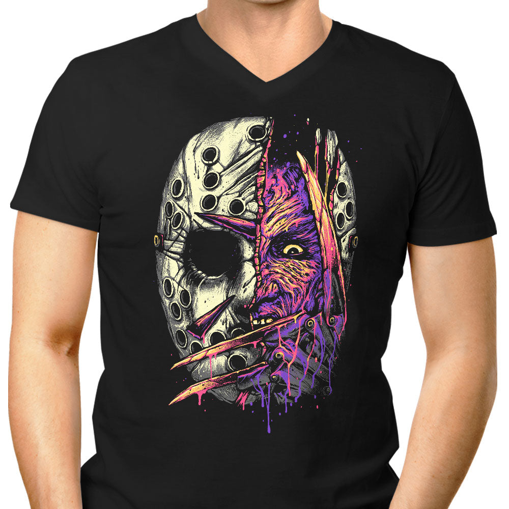 Sleepover Friends Men's V-Neck - Adult & Kids T-Shirts, Sweatshirts & Hoodies apparel design preview 1