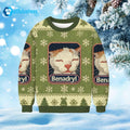 Sleepy Cat Bena-dryl Ugly Christmas Sweater product image