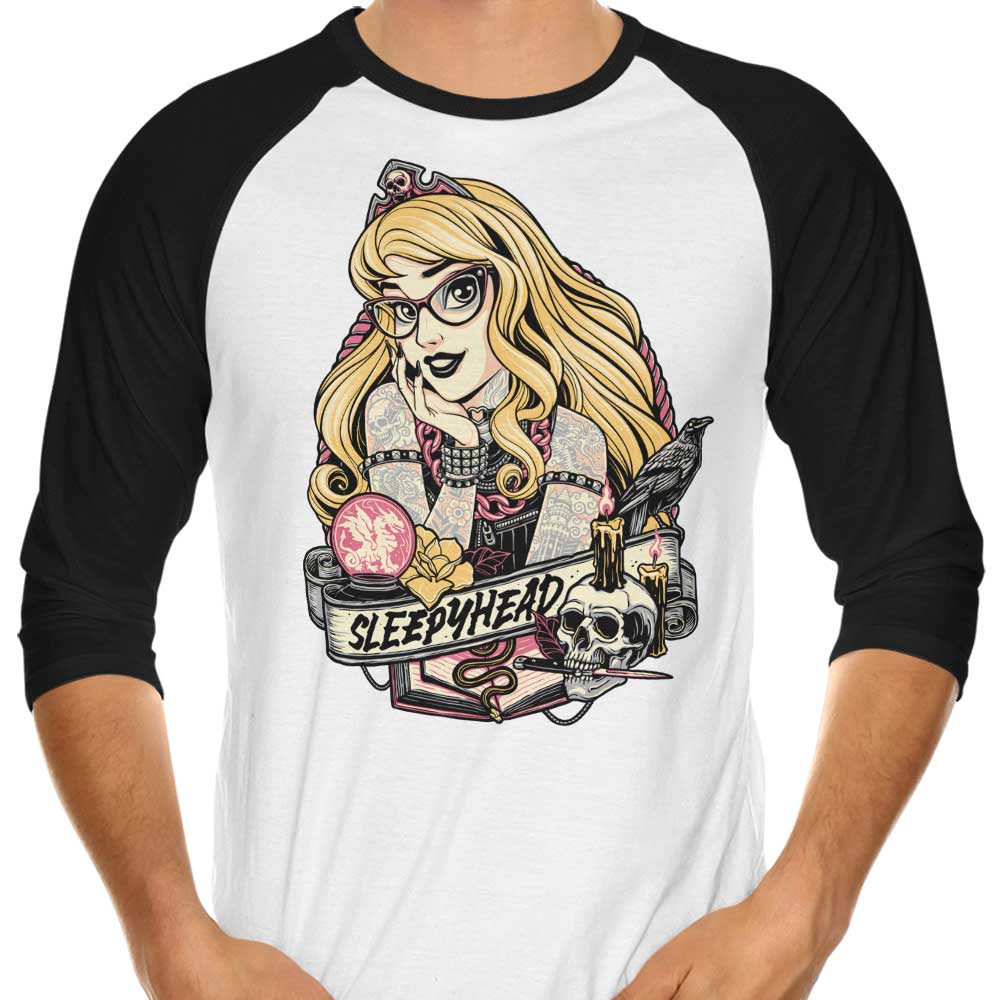 Sleepyhead 3/4 Sleeve Raglan - Adult & Kids T-Shirts, Sweatshirts & Hoodies apparel design preview 1