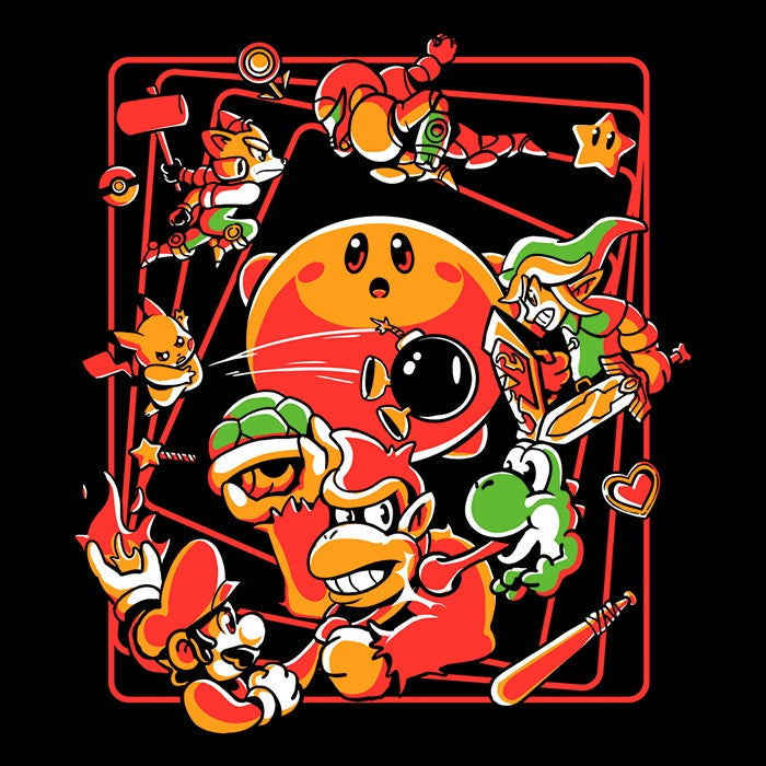 Smash Buddies Coasters - Adult & Kids T-Shirts, Sweatshirts & Hoodies apparel design preview 1