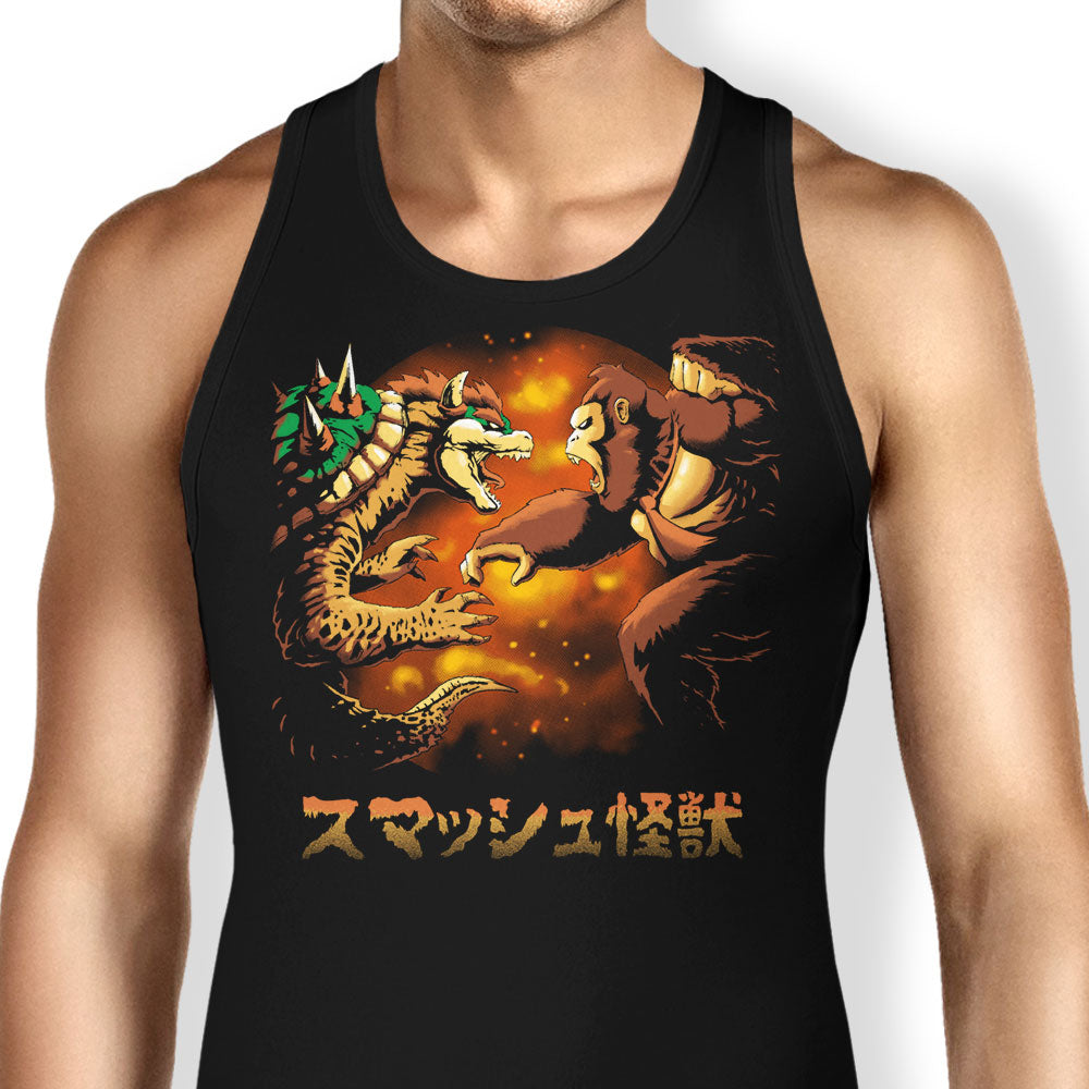 Smash Kaiju Tank Top - Adult & Kids T-Shirts, Sweatshirts & Hoodies apparel design preview 1