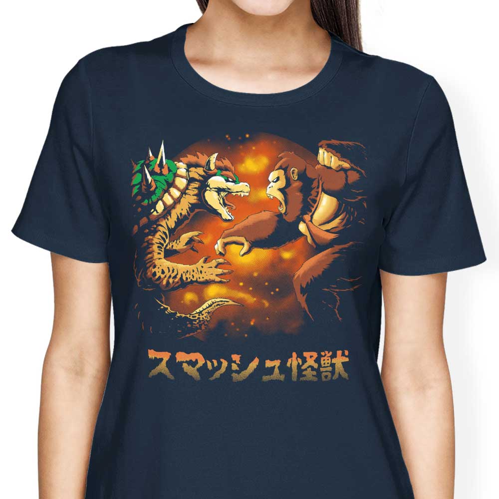 Smash Kaiju Women's Apparel - Adult & Kids T-Shirts, Sweatshirts & Hoodies apparel design preview 2