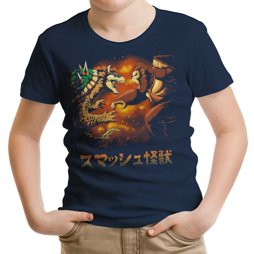 Smash Kaiju Youth Apparel - Adult & Kids T-Shirts, Sweatshirts & Hoodies apparel design preview 2