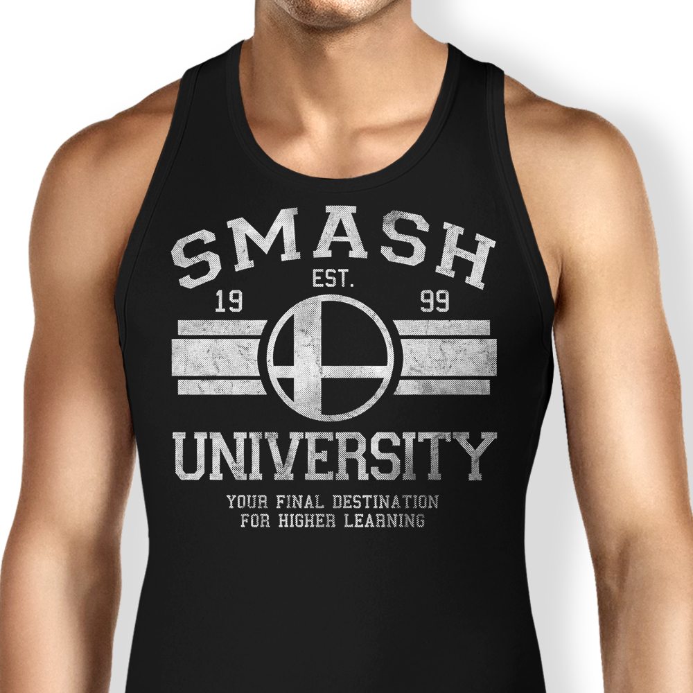 Smash University Tank Top - Adult & Kids T-Shirts, Sweatshirts & Hoodies apparel design preview 1