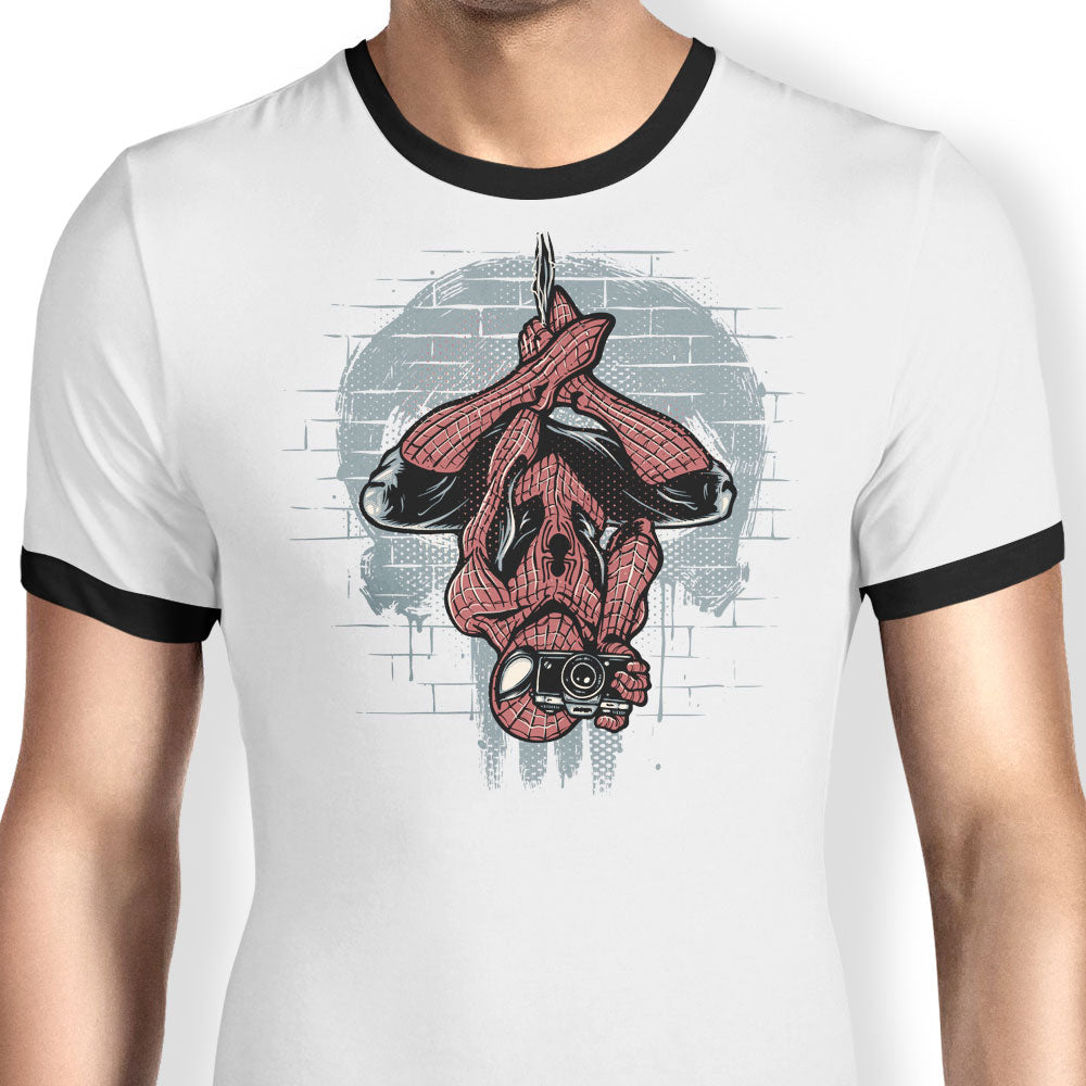 Smile for the Camera Ringer - Adult & Kids T-Shirts, Sweatshirts & Hoodies apparel design preview 1