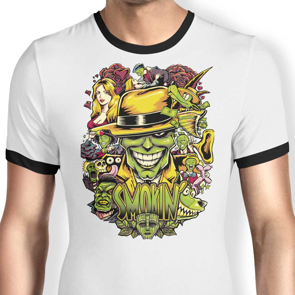 Smokin' Ringer - Adult & Kids T-Shirts, Sweatshirts & Hoodies apparel design preview 1
