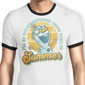 Snow in Summer Ringer - Adult & Kids T-Shirts, Sweatshirts & Hoodies apparel design preview 1
