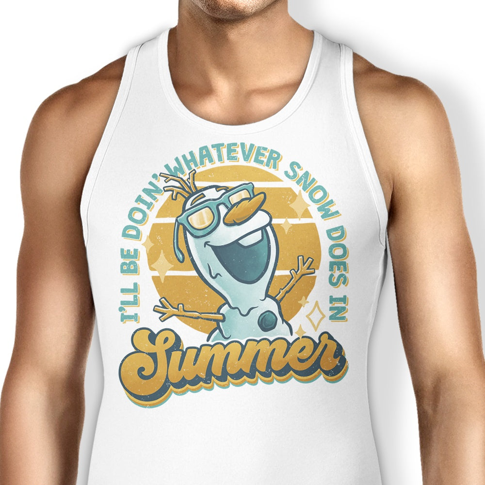 Snow in Summer Tank Top - Adult & Kids T-Shirts, Sweatshirts & Hoodies apparel design preview 1