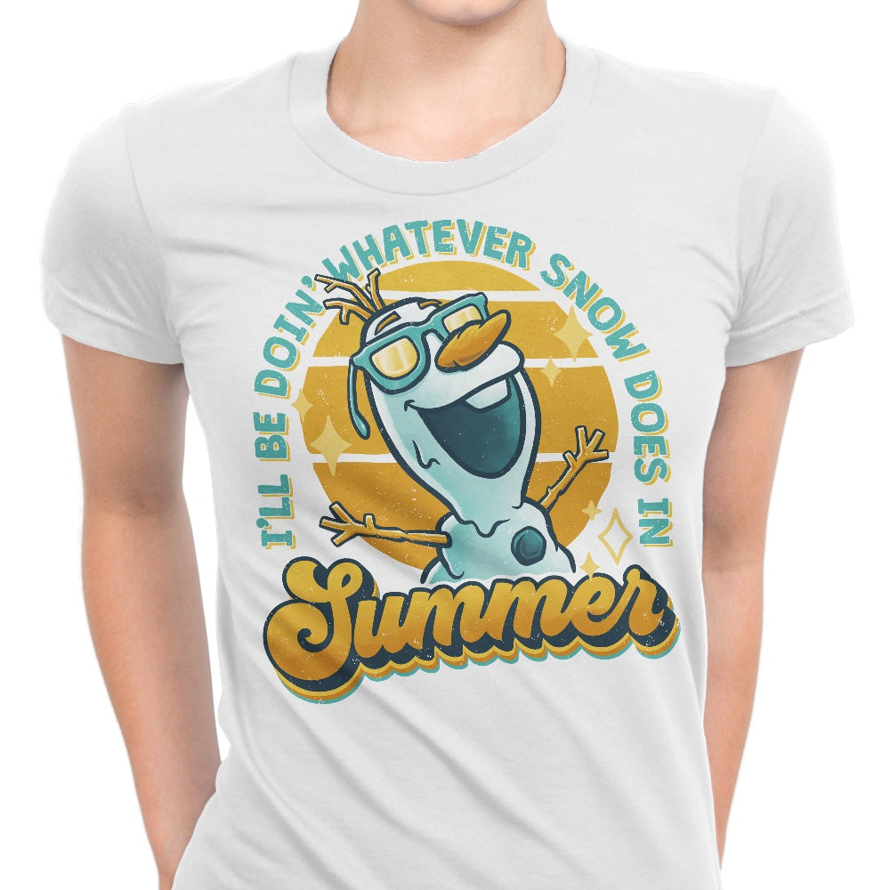 Snow in Summer Women's Apparel - Adult & Kids T-Shirts, Sweatshirts & Hoodies apparel design preview 2