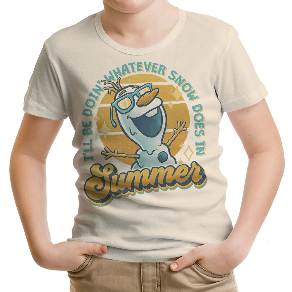 Snow in Summer Youth Apparel - Adult & Kids T-Shirts, Sweatshirts & Hoodies apparel design preview 2