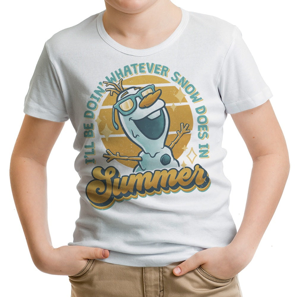 Snow in Summer Youth Apparel - Adult & Kids T-Shirts, Sweatshirts & Hoodies apparel design preview 1