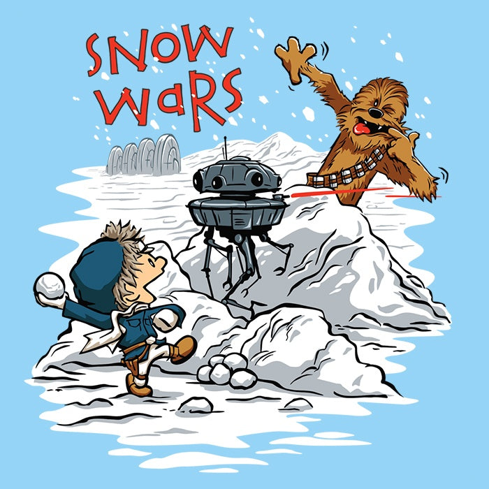 Snow Wars - Adult & Kids T-Shirts, Sweatshirts & Hoodies apparel design preview 2