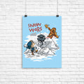 Snow Wars Poster - Adult & Kids T-Shirts, Sweatshirts & Hoodies apparel design preview 1