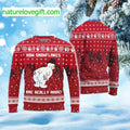 Snowman How Snowflakes Are Really Made Ugly Christmas Sweater product image