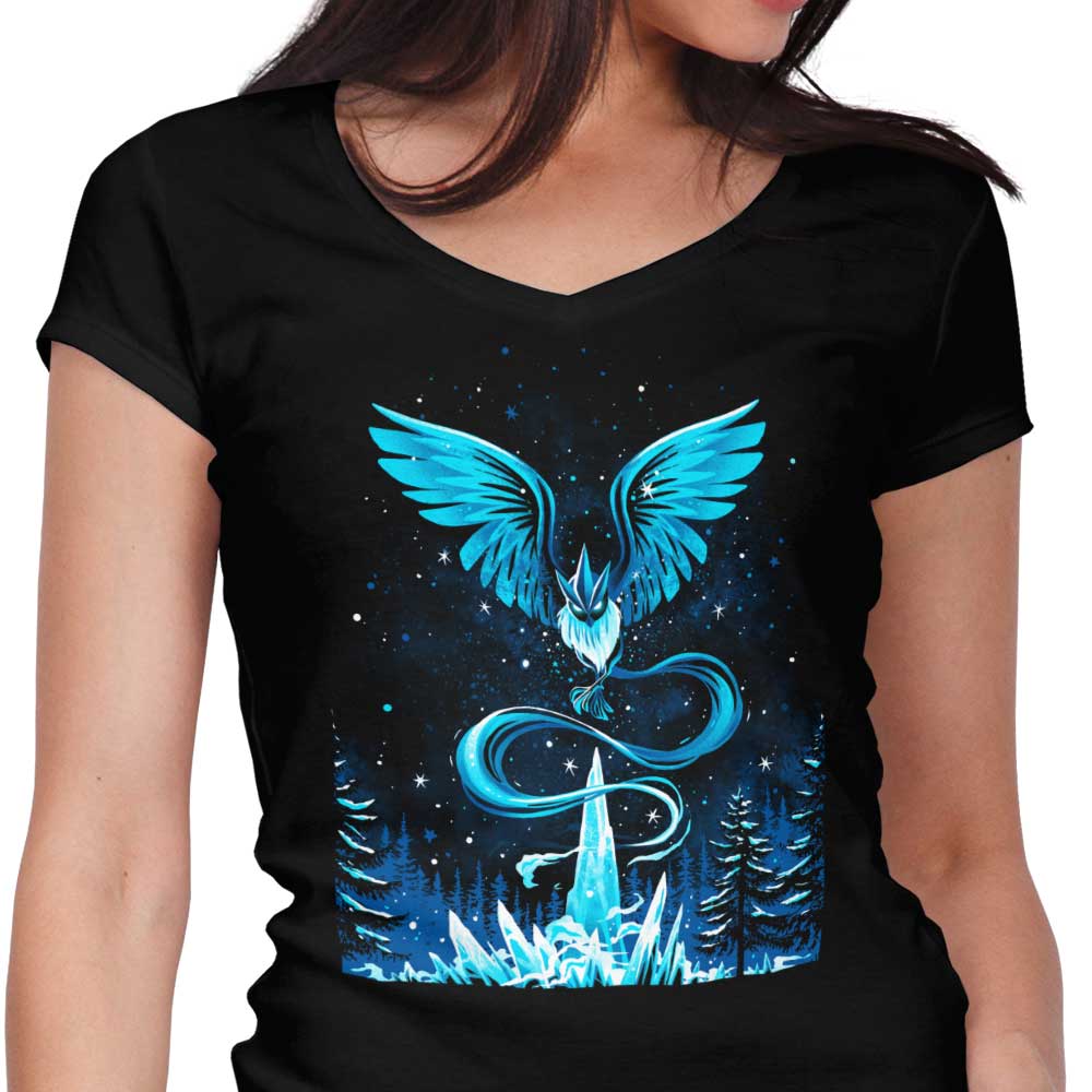 Snowstorm Blizzard Women's V-Neck - Adult & Kids T-Shirts, Sweatshirts & Hoodies apparel design preview 1