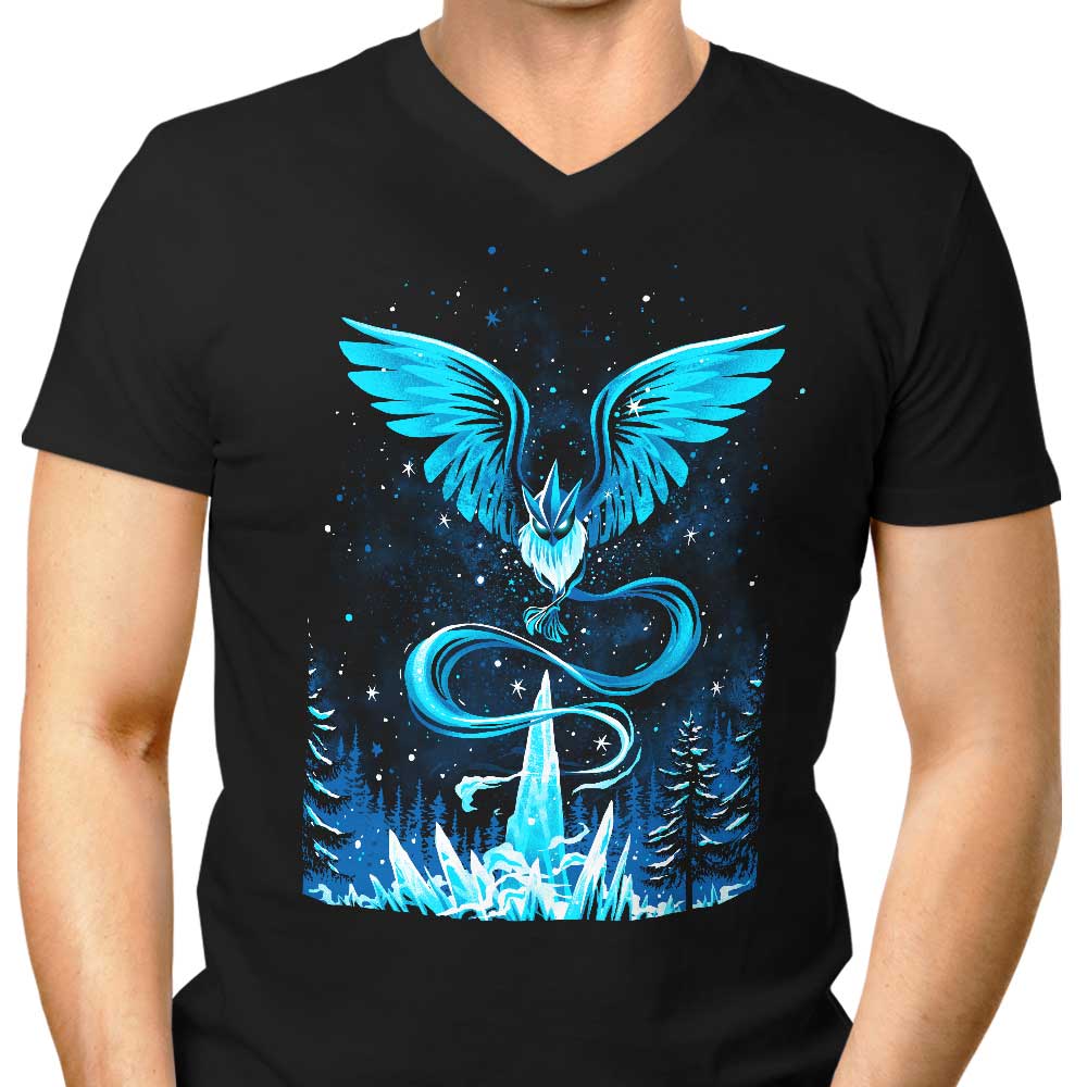 Snowstorm Blizzard Men's V-Neck - Adult & Kids T-Shirts, Sweatshirts & Hoodies apparel design preview 1