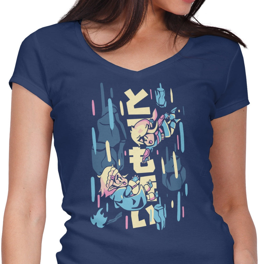 So Close Women's V-Neck - Adult & Kids T-Shirts, Sweatshirts & Hoodies apparel design preview 1
