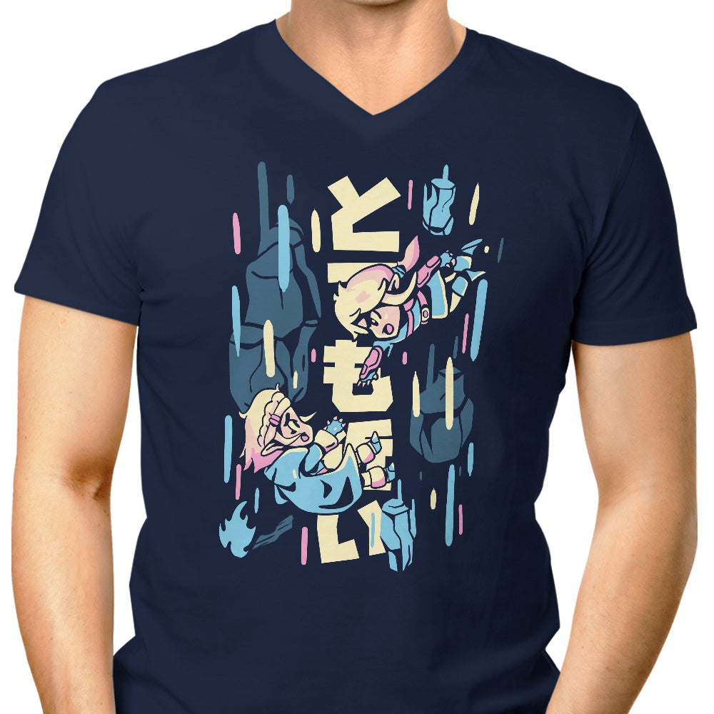 So Close Men's V-Neck - Adult & Kids T-Shirts, Sweatshirts & Hoodies apparel design preview 1
