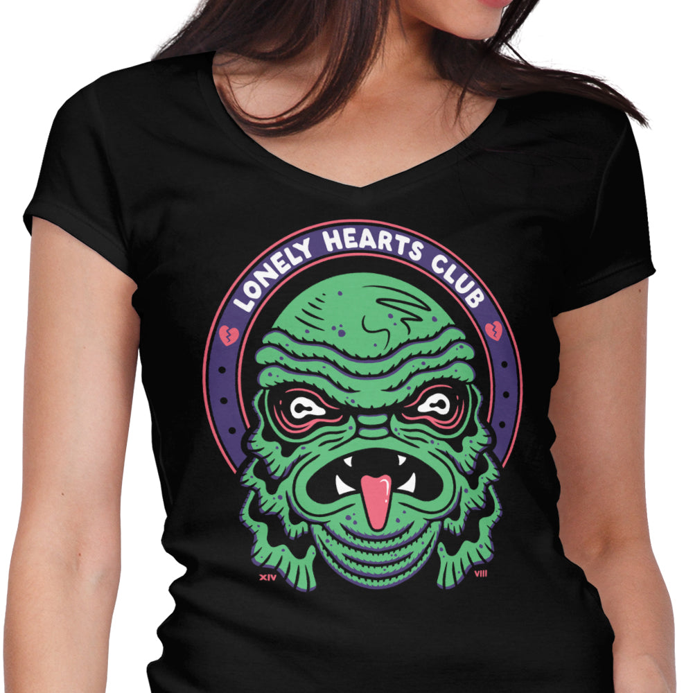 So Lonely Women's V-Neck - Adult & Kids T-Shirts, Sweatshirts & Hoodies apparel design preview 1